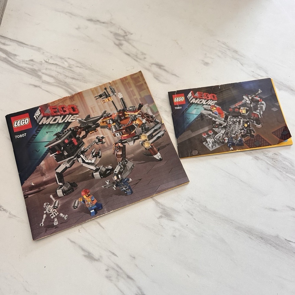 Lego The Lego‎ Movie Manuals Instructions 70801 & 70807 - Picture 1 of 3